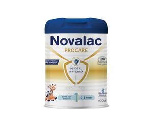 Novalac Procare 1 - Leche en Polvo Infantil, Apoya la Salud Digestiva e Inmunológica, DHA, Prebióticos y Probióticos, Fórmula Elaborada con Pediatras, Bebés de 0-6 Meses - 800 g