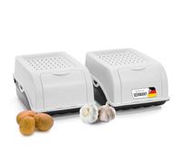 Novaliv - Caja de almacenamiento para patatas (3,5 L, 2 unidades), color blanco