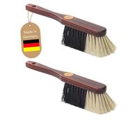 Novaliv - Cepillo de cerdas de pelo de rosa, cepillo de mano, cepillo de pelo de cola, cepillo de pelo de animal