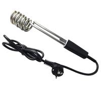 Novanetus Calentador GTN1.6 Calefactor de inmersión 1,6 kW 1600 W 230 V de ACERO INOXIDABLE, Hervidor eléctrico de viaje, color negro