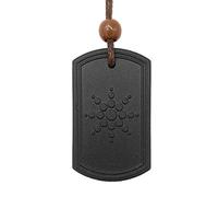 Novara Rocas VolcáNicas Colgante Collar Anti EMF ProteccióN la RadiacióN Colgante EnergíA Escalar Quantum Science Iones Negativos