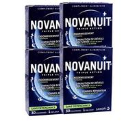 Novasanté Novanuit Sleep Triple Acción - Comprimidos Sin Dióxido de Titanio - TRATAMIENTO 4 Meses - Set de 4 Cajas de 30 Comp (4)