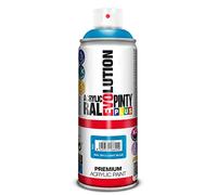 NOVASOL Pintura Spray Acrílica Brillo PINTYPLUS Evolution 520cc Light Blue Ral 5012, Único, 300 g (Paquete de 1)