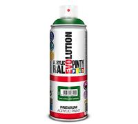 NOVASOL Verde Pintura Spray Acrílica Brillo PINTYPLUS Evolution 520cc Leaf Green Ral 6002, Único, 300 g (Paquete de 1)