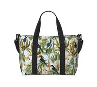 Novastar Bolsa de mano para laptop para mujer, para el trabajo, tropical, lindo tucán de loro, bolsas de fin de semana para mujeres, viajes, bolsa de gimnasio para mujeres y hombres, bolsas de viaje