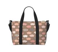 Novastar - Bolsa de mano para portátil para mujer, trabajo, diseño de rayas, con puntos de cerdo, color rosa, para mujer, viajes, bolsa de gimnasio para mujeres y hombres, bolsas de viaje cruzadas