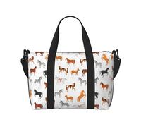 Novastar - Bolsa de mano para portátil para mujer, trabajo - Lindo caballo burro cebra pony bolsa de fin de semana para mujer, viajes, bolsa de gimnasio para mujeres y hombres, bolsas de viaje