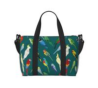 Novastar - Bolsa de mano para portátil para mujer, trabajo - Tropical Tucán lindo loro, bolsas de fin de semana para mujer, viajes, bolsa de gimnasio para mujeres y hombres, bolsas de viaje cruzadas