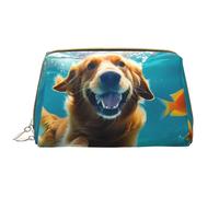 Novastar Bolsa de maquillaje de viaje grande - Bolsa de cosméticos de piel de PVC para mujer con cremallera, bolsa de maquillaje portátil para el cuidado de la piel, bolsa de aseo para mujer