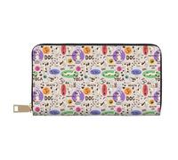 Novastar Carteras delgadas de cuero para mujeres y hombres, cartera para tarjetas de yoga con cremallera para hombres y mujeres