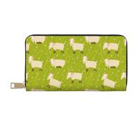 Novastar Carteras delgadas y delgadas de cuero para mujeres y hombres, con diseño de caricaturas, lindas y divertidas, con cremallera