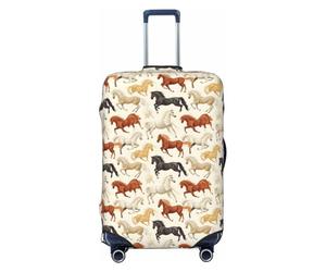 Novastar Funda protectora para equipaje, suave, con estampado de caballo corriendo, para maleta de 45,7 a 53,3 cm