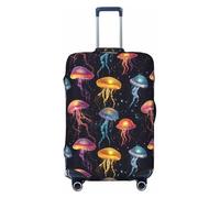 Novastar Funda protectora para equipaje, suave y colorida medusa, 1 funda para maleta de 22 a 24 pulgadas