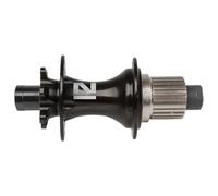 NOVATEC Disc Brake hub, Rear, Alloy, Black, 32 Holes, 5 Sealed Bearings, axle 12x148 mm, Steel Microspline-Cassette Body, Box