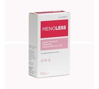 NOVATECH - MENOLESS - 30 Cápsulas - Complemento Alimenticio - Lúpulo MenoDUO + Melatonina + Vitaminas B6, D3, E, K2 - Alivio de Síntomas de la Menopausia - Disminución de Sofocos - Mejora del Sueño