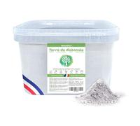 NOVATERA Tierra de diatomeas 100% francesa | Natural y sin calcinar | Cubo 2,5 kg | Ultrapure | Protección ecológica | Agricultura orgánica | Disponible en 0,3 a 25 kg