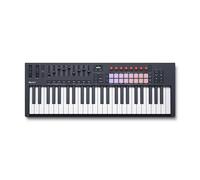 Novation FLkey 2 teclado controlador MIDI USB 49 | USB-C, 49 teclas semicont., 16 pads, faders, 8 codificadores, ruedas tono/mod, pantalla OLED, modo Scale, Zones, salida MIDI