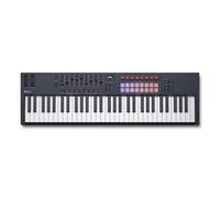 Novation FLkey 2 61 - Teclado controlador MIDI de 61 teclas para FL Studio. Teclas semicontrapesadas, USB, ruedas de tono y modulación, 16 pads de percusión y arpegiador. Incluye 6 meses de FL Studio