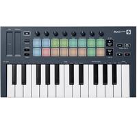 Novation FLkey Mini, controlador de teclado MIDI portátil de 25 teclas con USB e integración con FL Studio para la producción musical, Negro