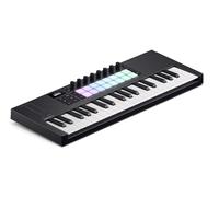 Novation Launchkey Mini 37 [MK4]: Controlador de teclado MIDI portátil, 37 teclas, USB e integración DAW. Modos Chord y Scale, pads de percusión, arpegiador y paquete de software de creación musical