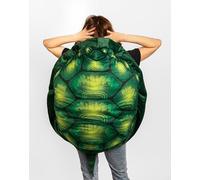 NovaVortex Almohada gigante multifuncional de concha de tortuga, disfraz de felpa acogedor de 40 pulgadas para acurrucarse, vestirse, descansar o fiestas temáticas, relleno de algodón suave, estampado