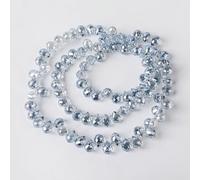 Novborcz - 98 piezas de lágrimas de cristal - 8 x 9 mm perforadas en la parte superior, candelabros, colgantes, proyectos de bricolaje, aretes, collares, pulseras para hacer joyas, decoraciones