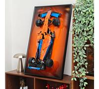 NOVDA Soporte de pared compatible con Lego Technic McLaren F1 Race Car, 42141 Fórmula 1, marco de coche, perfecto para la sala de estar, estudio, sala de ocio 75 x 45 cm (solo marco)