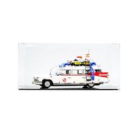 NOVDA Vitrina acrílica para Lego Ghostbusters ECTO-1 10274, vitrina a prueba de polvo para Lego 10274, tamaño: 55 x 35 x 25 cm (modelo no incluido)