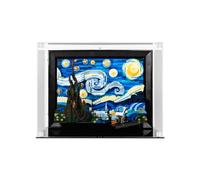 NOVDA Vitrina acrílica para Lego Ideas Vincent Van Gogh The Starry Night 21333, caja de visualización a prueba de polvo para Lego 21333, tamaño: 40 x 20 x 30 cm (modelo no incluido)