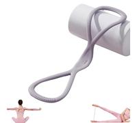 Novealcrbe Resistance Bands, Novealcrbe Figure 8 Resistance Bands, Luminousdo Resistance Band for Women Men, Yoga Resistance Band for A Sexy Back in Just 10 Minutes/Day (Gray35lbs)
