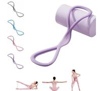 Novealcrbe Resistance Bands, Shiftalter Resistance Bands, 8 Shaped Chest Exercise Band for Women & Men with Handles, Fitness Rope for Home Workouts (purple-25lbs)