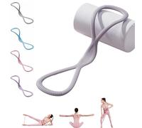 Novealcrbe Resistance Bands, Shiftalter Resistance Bands, 8 Shaped Chest Exercise Band for Women & Men with Handles, Fitness Rope for Home Workouts (gray-35lbs)