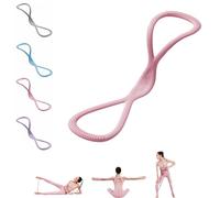 Novealcrbe Resistance Bands, Shiftalter Resistance Bands, 8 Shaped Chest Exercise Band for Women & Men with Handles, Fitness Rope for Home Workouts (pink-25lbs)