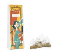 Novecento Tè Dorotea | Infusión de jengibre y limoncillo - 15 pirámides de té (30 Gr) | Té de Hierbas Digestivas y Relajantes | Infusión fresca y refrescante de jengibre y limoncillo sin cafeína