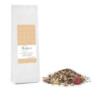 Novecento Tè® | Infusión de arándanos y jengibre | Té de hierbas, jengibre, arándano, hojas de aciano - 90 Gr | Rooibos Arándanos Jengibre | Bolsita de té de frutos rojos y especias