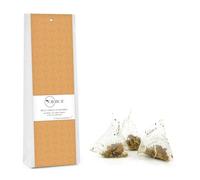 Novecento Tè® | Infusión de Naranja y Mandarina - 15 Infusores Pirámides | Té de Naranja y Mandarina | Mezcla afrutada de cítricos, manzana y fresas silvestres en filtros