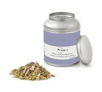 Novecento Tè® | Infusión Relajante de Lavanda e Hinojo | Hojas de té de hierbas de lavanda, hinojo y caléndula - 90 Gr | Infusión de hierbas relajante para la noche sin cafeína