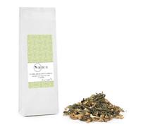Novecento Tè® | Sencha Té Verde Especias Naranja | Hojas de Naranja Canela Sencha Verde - 90 Gr | Té Verde Picante Sencha Pimienta Rosa Manzana Canela Bolsa