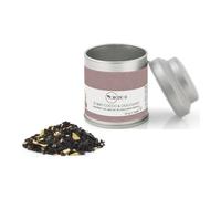 Novecento Tè® | Té Negro con Hojas de Coco y Chocolate - 20 Gr | Chips de chocolate blanco con coco y té negro | Mezcla de té negro, frutas y chocolate suelto en lata de metal Mignon
