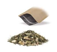 Novecento Tè® | Té verde jengibre y limón | Té verde, jengibre, limón, hojas de hierba de limón | Té verde digestivo | Mezcla de Té, Frutas y Especias - 45 Gr