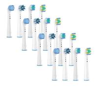 Novecia Care - 16 cepillos de repuesto compatibles para cepillo de dientes eléctrico Oral-B | 4 tipos: sensible, precisión, interdental y cruzado | reemplazo premium
