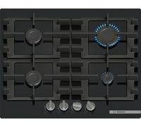 Bosch Serie 4 PNP6B6K40 hobs Negro Integrado 59 cm Encimera de gas 4 zona(s)