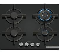 Bosch Serie 6 Placa de gas 60 cm Vidrio templado, Negro PPH6A6I10