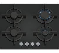 Siemens EP6A6PI10 - Placa de Gas Natural iQ500 60 Cm 4 Fuegos stepFlame gasStop Cristal Negro