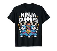 Novedad conejito Ninja Hunters divertido huevo de Pascua caza conejitos Camiseta