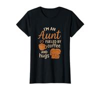 Novedad de Aunt Coffee and Hugs Pumpkin Spice Camiseta