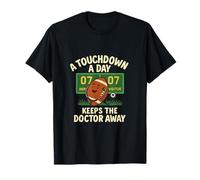 Novedad de fútbol Humor Gear Touchdown A Day Keeps Doctor Camiseta