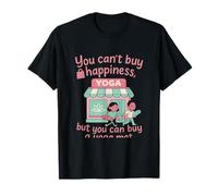 Novedad de Yoga No Puedes Comprar Felicidad Pero Comprar una Esterilla de Yoga Camiseta