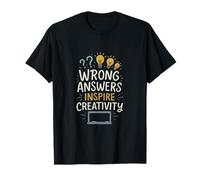 Novedad del Profesor Respuestas incorrectas inspiran Creatividad Diseño Camiseta