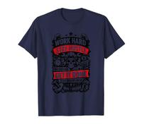 Novedad gráfica Motivacional ética de Trabajo Duro Camiseta